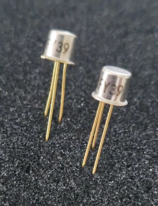 2 transistors BFY39 gold leads NPN 25v 0,1A - Picture 1 of 1