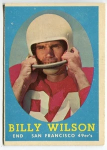 1958 Topps #95 Billy Wilson San Francisco 49ers - Picture 1 of 2