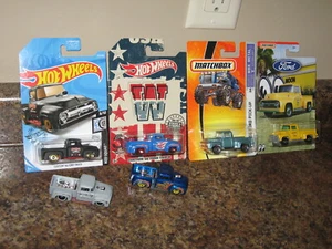 Hot Wheels Matchbox Lot of 5 Custom '56 Ford F-100 Pickup Truck Mooneyes - Picture 1 of 3