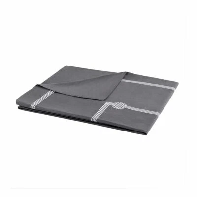 Natori Sterling Dragon Cotton Sateen Duvet Cover queen  NA12-3071 gray - Image 1 of 2