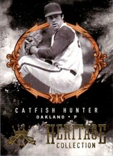 2017 Panini Diamond Kings Heritage Collection Catfish Hunter Athletics #HC-7