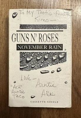 Guns N' Roses November Rain & Sweet Child O' Mine (Cassette Single) - Image 1 of 4