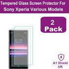 2x Tempered Glass Screen Protector For Sony Xperia 1 Ii 5 10 Iii Iv  V L4 L3 L2