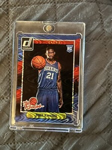 2014-15 Panini Donruss Joel Embiid “The Rookies” Swirlorama RC #3 NM/M