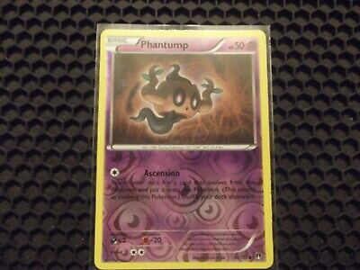 Phantump 64/122 XY Breakpoint Ultra Rare Reverse Holo Pokemon Card NM 
