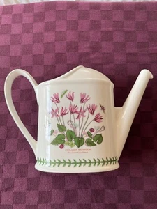 Portmeirion Botanic Garden narcissus/cyclamen 3 pint watering can 1990s vgc - Picture 1 of 5