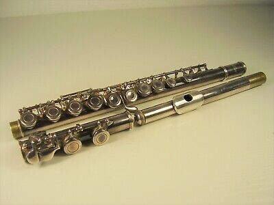 Collins Silver Plated Cross Flute • 156.05£