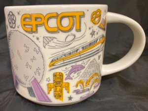 Tazza Starbucks Been There Series Spilla Drop Collection Disney Parks EPCOT 2018 nuova con scatola - Foto 1 di 9