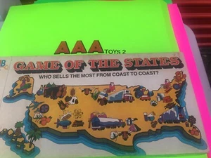Game of the States Vintage Board Game Set 1960 Milton Bradley MB - Picture 1 of 1