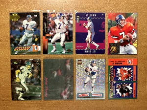 Denver Broncos-JOHN ELWAY LOT, PACIFIC/FLEER/CC/PINNACLE+-Exlnt-8 CARDS-$17Value - Picture 1 of 2