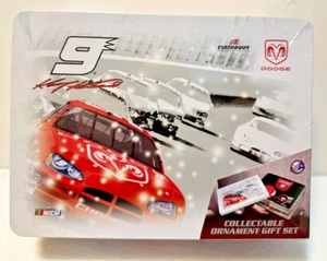 Diecast Action #9 Dodge Kasey Kahne Ornament 2005 Holiday TIN SET 1/3408 Sealed - Bild 1 von 6