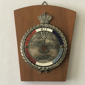 1953 Scheveningen Luxemburg Scheveningen SLS Rally Badge Emblem Award  - Picture 1 of 7