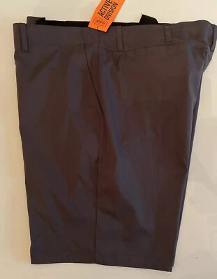 Pantalones cortos chinos informales de golf The Foundry para hombre talla 44 gris frente plano Foto 1 de 4