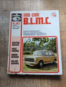 Austin Morris Wolseley Riley MG 1100 & 1300 1967-1974 DIY Workshop Manual - Picture 1 of 9