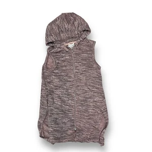 Hayden Girls Size 12 Youth (11/12Y) Pink Full Length Zippered Knit Cardigan - Picture 1 of 2