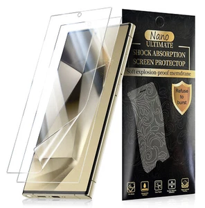 Protector de pantalla de hidrogel de poliuretano termoplástico ultra para Samsung Galaxy S24+/S24, película para lente de cámara - Imagen 1 de 24