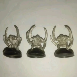 Metal Carnifex Tyranid x3 - Warhammer 40,000 40k - Used Assembled Unpainted OOP - Picture 1 of 3