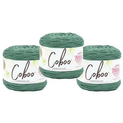 (3 Pack) Lion Brand Yarn 835-172N Coboo Yarn, Bayberry - Image 1 of 4