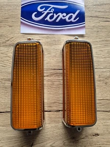 XC FORD FALCON FRONT INDICATOR LENS PAIR XC FAIRMONT GXL COBRA GS NEW - Picture 1 of 3