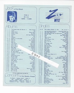 Z95  Chicago Radio music survey top 45 February 15, 1986