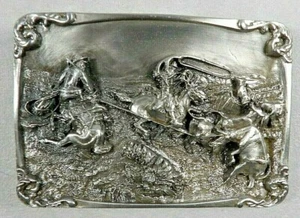Charles M Russell - Gürtelschnalle - Jerked Down 212/5000 - Bild 1 von 2