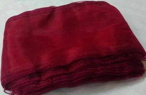 Organza Tablecloth Burgundy Overlay Weddings Table Decoration Wedding Party - Picture 1 of 1