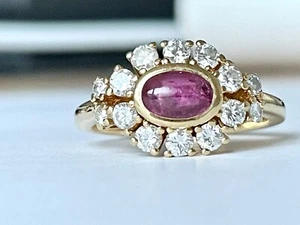 ANELLO DI NATALE GIOIELLIERE da 1,60 carati BRILLANTE & RUBINO ORO 750 18 CARATI - Foto 1 di 10