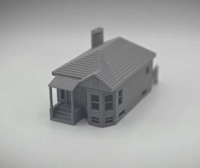 Pequeña casa americana escala HO Foto 1 de 4