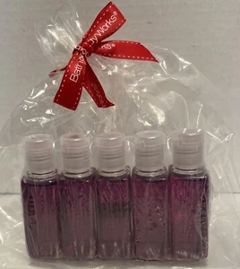 (5) Bath & Body Works BLACK CHERRY MERLOT Pocketbac Anti-Bacterial Hand Gel SEAL - Picture 1 of 3