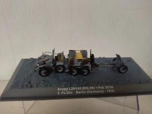 Kfz.69 KRUPP L2H143 + PAK 35/36 1938 3 PZ.DIV GERMANY WW 2 1:72 ALTAYA IXO - Imagen 1 de 2