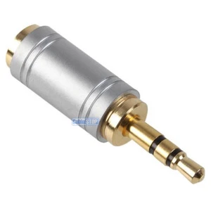 2.5 mm Mini Socket to 3.5 mm AUX Stereo Jack Headphone Audio Converter Adapter - Picture 1 of 1