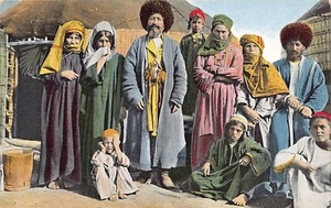 Turkmenistan - A group of Tekins (Turkmens) - Picture 1 of 2