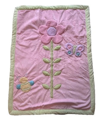 Koala Bebé Sherpa Peluche Mariposa Abejorro Flor Manta Rosa Verde Juguetes R Us Foto 1 de 4