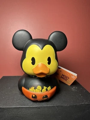 Halloween Trick or Treat Mickey Minnie Mouse Character Rubber Duck Ducks Orange - Image 1 of 3