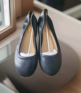 Traumpaar Sole-Fina schwarze Ballerinas Damen 11 gepolstert Kunstleder - Bild 1 von 12