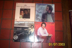 MERLE HAGGARD ( 4 ) VINYL LP lot: MOVIN ON / 30th / TWO OF US / DIXIE BLUES vg++ - Picture 1 of 1