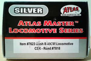HO SCALE ATLAS DASH-40CW CSX #7818 7623 - Picture 1 of 10