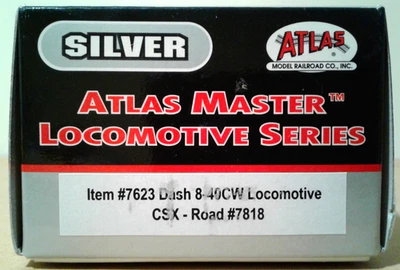 HO SCALE ATLAS DASH-40CW CSX #7818 7623 - Image 1 of 4