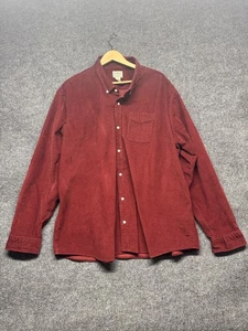 L.L. Camisa Bean Para Hombre Pana Calce Tradicional 3XL Regular Borgoña Manga Larga - Imagen 1 de 11