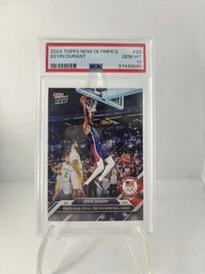 Kevin Durant 2024 Topps Now Olympics Karte #20 Gem Mint PSA 10 Team USA Card - Bild 1 von 5