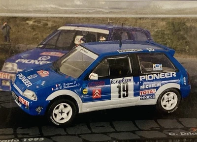 MODELLINO CITROEN AX GTI DRIANO-LALLEMENT SCALA 1:43 MONTE-CARLO 1993 - Immagine 1 di 2