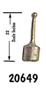 BTS (Better Than Scratch) 20649 HO Scale Control Lever brass - Picture 1 of 1