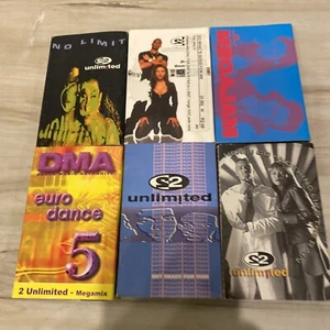 2 UNLIMITED 6 Cassette Lot No Limit Euro Dance Get Ready For This Megajam Here I - Picture 1 of 13