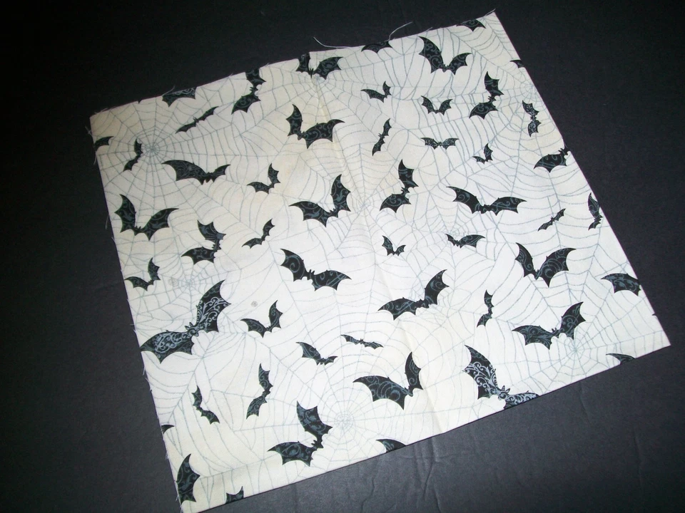 Halloween Calico Fabric Scrap Cotton Sewing Quilting Fat Quarter DIY Crafts - Image 1 of 1