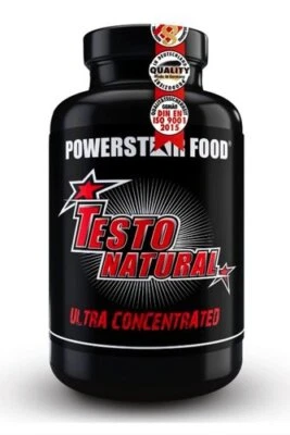 TESTO NATURAL - Testosteron Booster - Powerstar Food - 120 Tabletten - Bild 1 von 2