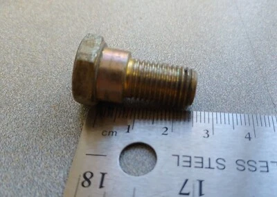 NICE USED ORIGINAL PORSCHE 911 924 944 11X25 SHOULDER SEAT BELT MOUNTING BOLT - Image 1 of 4