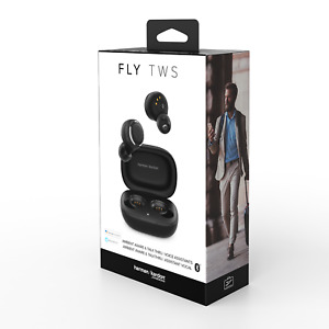Harman Kardon FLY TWS True Wireless Bluetooth In-ear Headphones, Black I NEW