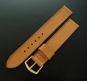 Hermosa correa/banda de piel de cerdo genuina de jengibre de 16 mm de longitud regular para hombre - Imagen 1 de 1