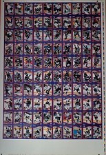 1997-98 Bowman CHL '97 OPC Parallel 100 Hockey Insert Card Set UNCUT Sheet VGEX