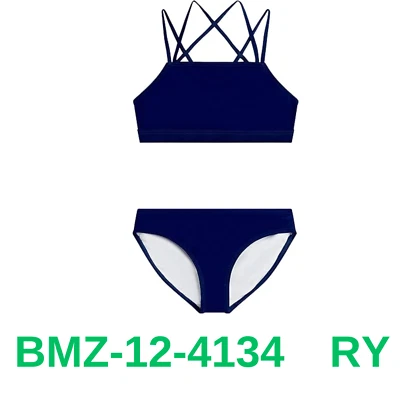 Kanu Surf Girls' Aria Beach Sport UPF 50+ Mini Tankini Two Piece Swimsuit, 12 - Image 1 of 2